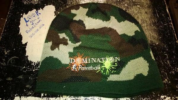 Embroidered Beanie for Domination Paintball