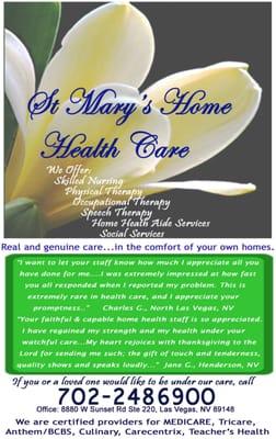 St Mary's Home Health Care