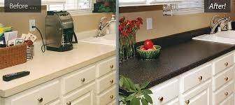 Black Color and texture countertop refinish