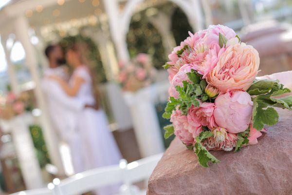 Pink spring summer bouquet