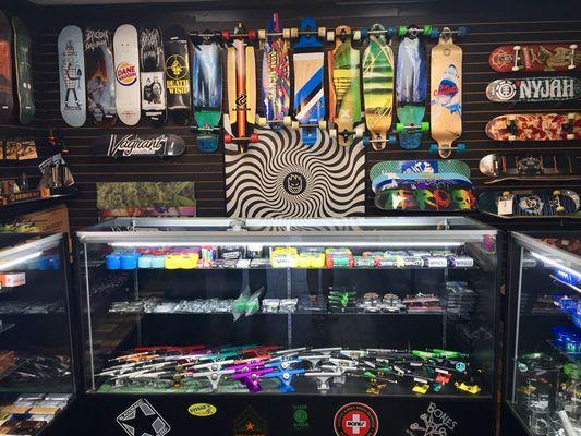 Skateboard and Longboard accessories also available here!