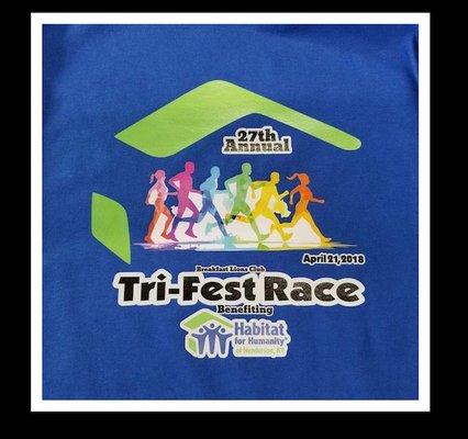 Annual Tri-Fest 5K Race held every April!