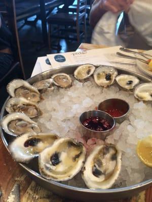 Oysters on the half shell!