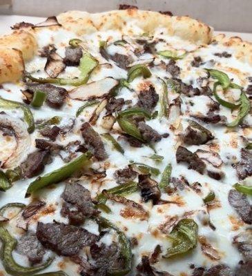 Philly Cheesesteak Pizza