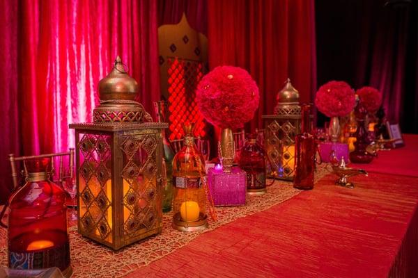 "An Evening In Morocco", designed for the Hilton Naples, 2014 Showcase by Steven Bowles Creative.