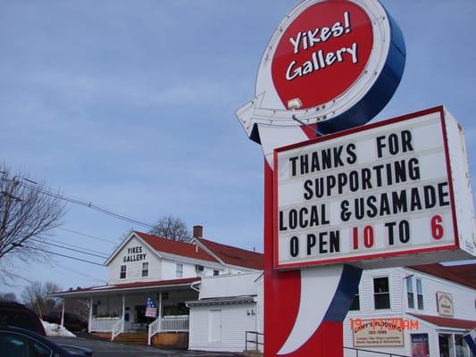 Thanks for supporting local and USA Made at Yikes! Gallery