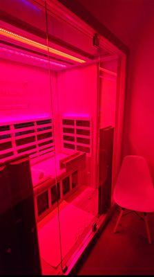 IR sauna room without shower