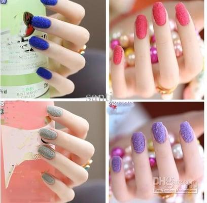 velvet nail!!