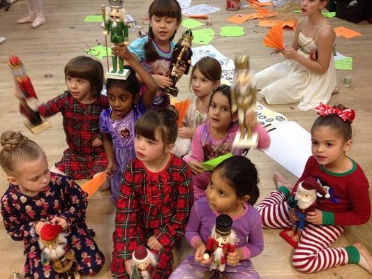 Backstage at our Nutcracker performance