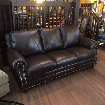 NEW Luke Leather 100% Italian Leather Sofa