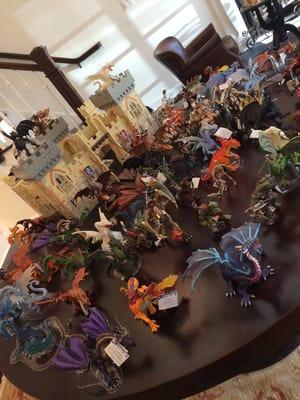 Awesome dragons - but dang more shelf space here'd be nice...