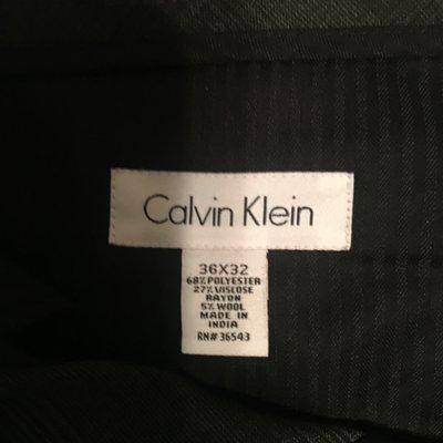 Calvin Klein pants. Stevie Wonder and Ray Charles could see the difference between the two.