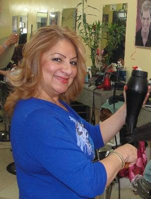 Pilar Rigaif owner of Palisade Hairstylist in Yonkers, NY 10701.