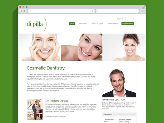 Cosmetic Dentist Responsive Website Design & SEO