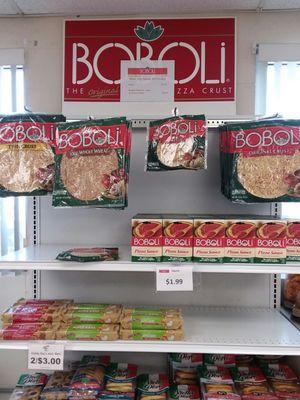 If you like making your own pizza,  or wraps, this is a good place to buy Boboli.