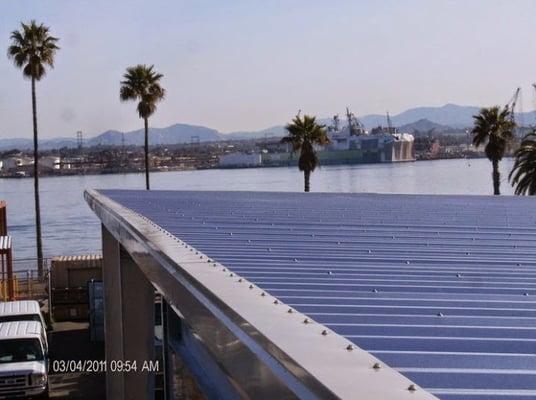 single clope canopy in San Diego CA for the Navy 2011