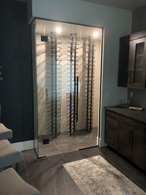 Custom Glass Wine Room Enclosure