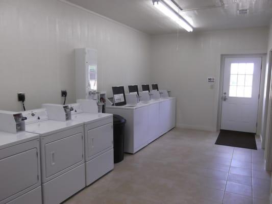 We have a nice clean laundry facility on site.