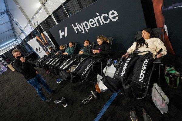 This was a free session to try Normatec. If you do a little research, they offer these every where.