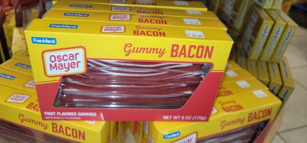 Creme de la creme.....GUMMY BACON WTH? LOL!