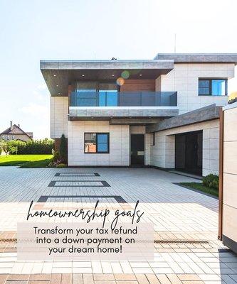 Transform Your Tax Refund into a Down Payment!

 Got a tax refund and dreaming of your own place?...