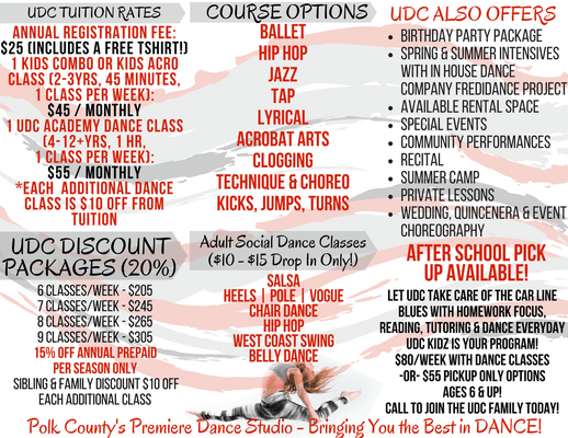 All about UDC! Read here for our programs & pricing!