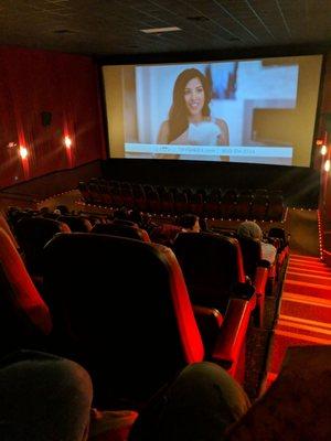 Inside the theatre