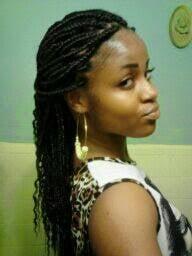 Medium box braids