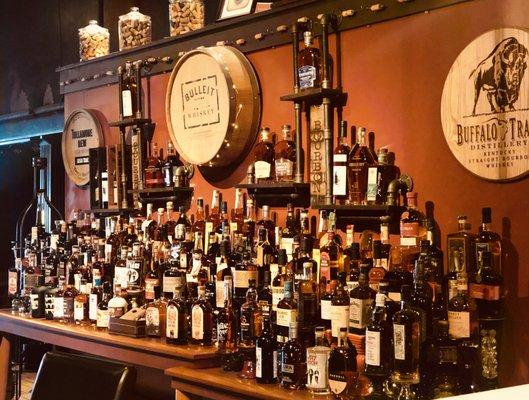 We have a huge selection of whiskey, bourbon, scotch and craft spirits.