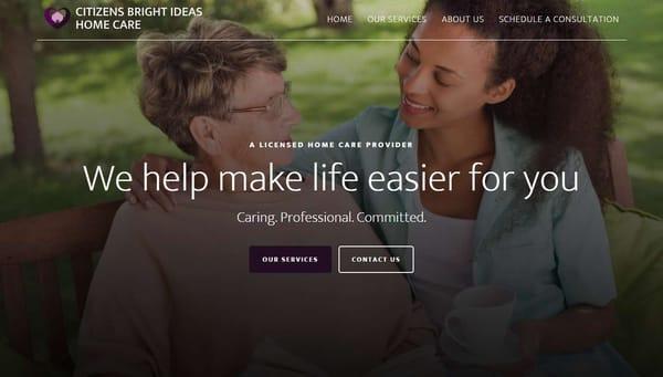 Our most recent project was for CBI Home Care near Chicago. We created a beautiful new website designed to capture new leads.