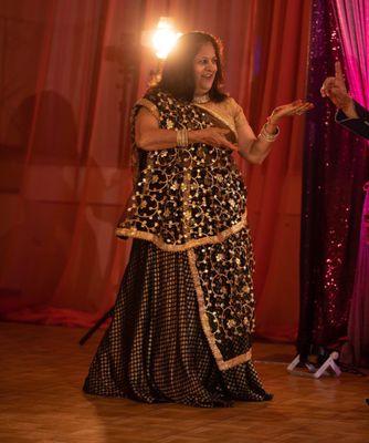 Indian wedding - sangeet ceremony photography in Los Altos, CA