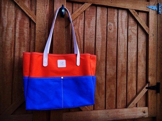 The first of the Black Feather spring summer line of tote bags