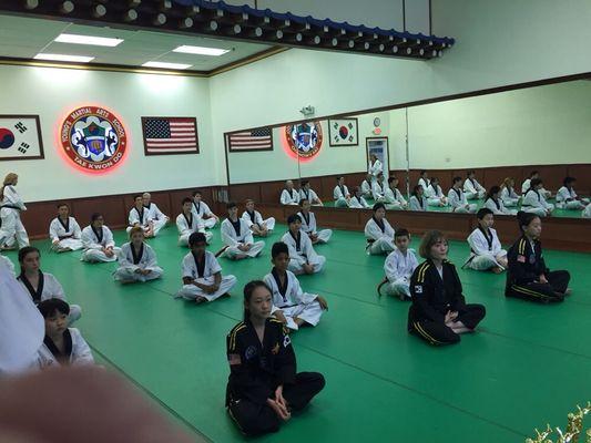 Annual black belt testing