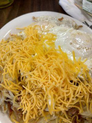 Loaded hashbrowns