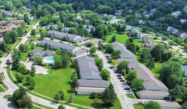 Aerial photo of property