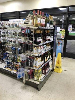 7-Eleven getting fancy with the wine "section" & electronics