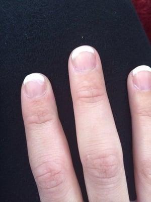 My horrible French manicure