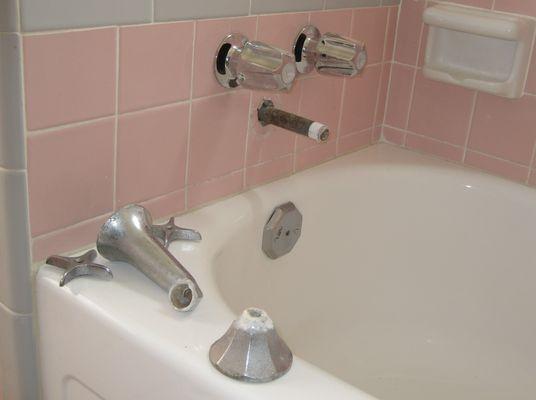 needless destruction of vintage faucet did not fix leak