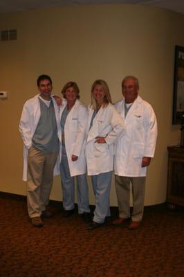 Dr. Thomas Zahavi, Dr. Roxanne Lowenguth, Dr. Mary Ann Lester, Dr. James Infantino