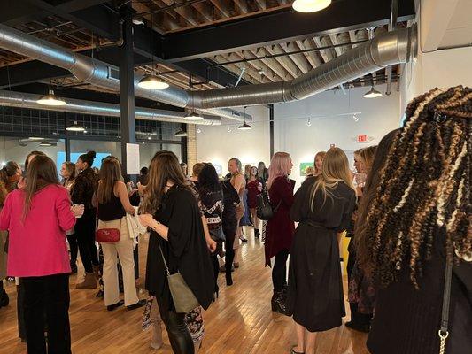 Ladies Night networking event for creatives