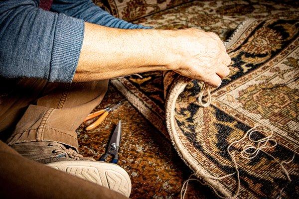 We repair your rug as good as when it was brand NEW!