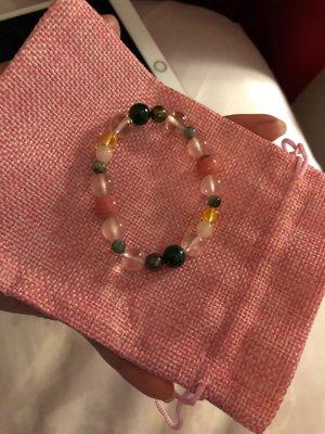 First healing stone bracelet. 11.08.2018