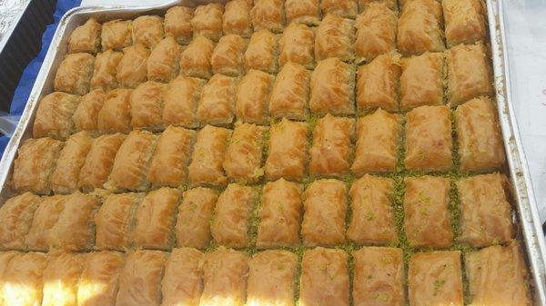 Baklava tray