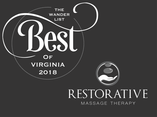 Have Been Voted as a Best Massage Therapy in Virginia and Took Third Place!