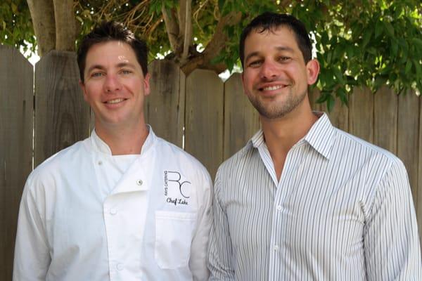 Brothers at your service!  Luke is head chef and Dan is head of business operations.