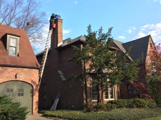 Dan did a great job inspecting my fireplace, installing a dryer vent and a chimney cap.