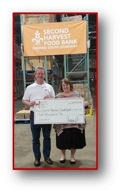 Second Harvest Food Bank Donation