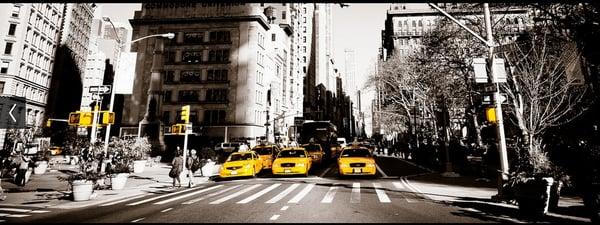 HB Downtown Yellow cab