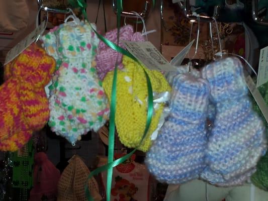 Baby Booties: Handcrafted, Locally made.