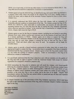 Page 2 of Adoption Agreement